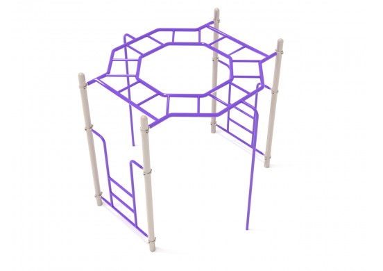 Octagon Rung Horizontal Ladder